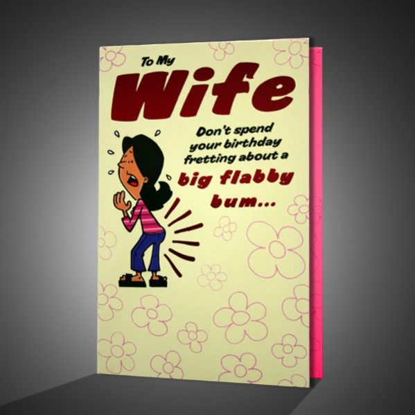 Best ideas about Fun Birthday Ideas For Wife
. Save or Pin Funny Birthday Greeting Card For Wife Now.
