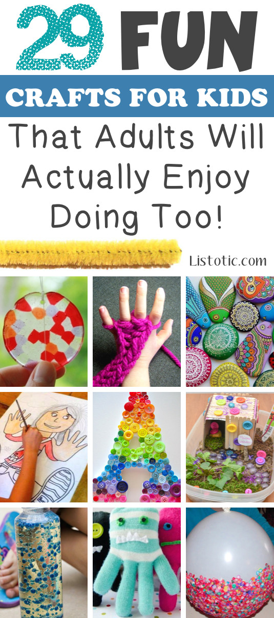 Best ideas about Fun Craft For Adults
. Save or Pin 29 The BEST Crafts & Activities For Kids Parents love Now.