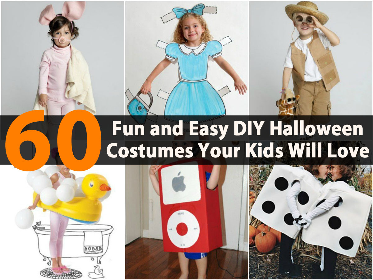 Best ideas about Fun DIY Halloween Costumes
. Save or Pin 60 Fun and Easy DIY Halloween Costumes Your Kids Will Love Now.