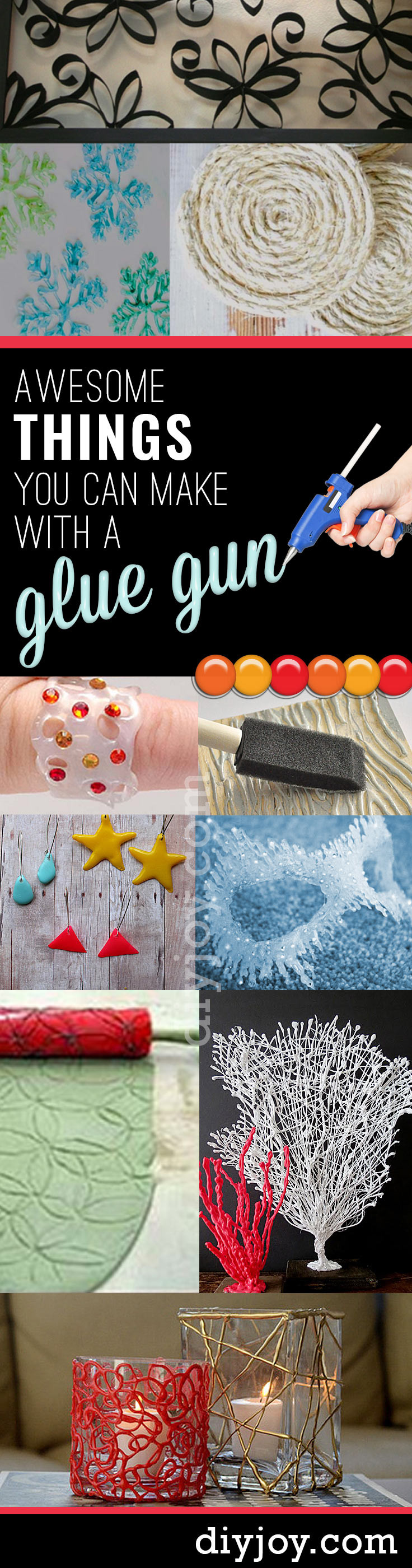 Best ideas about Fun DIY Projects
. Save or Pin 38 Unbelievably Cool Things You Can Make With A Glue Gun Now.