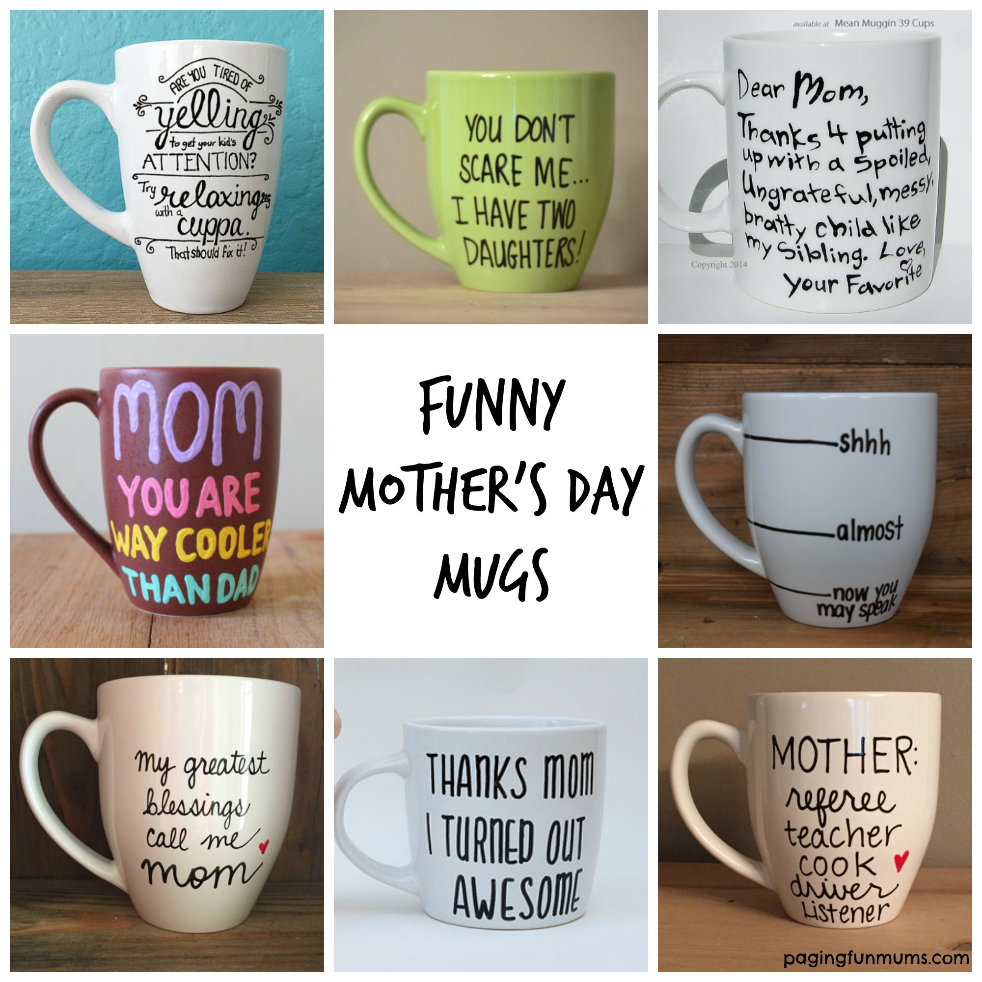Best ideas about Fun Gift Ideas
. Save or Pin Funny Mother s Day Mugs so many great t ideas Now.