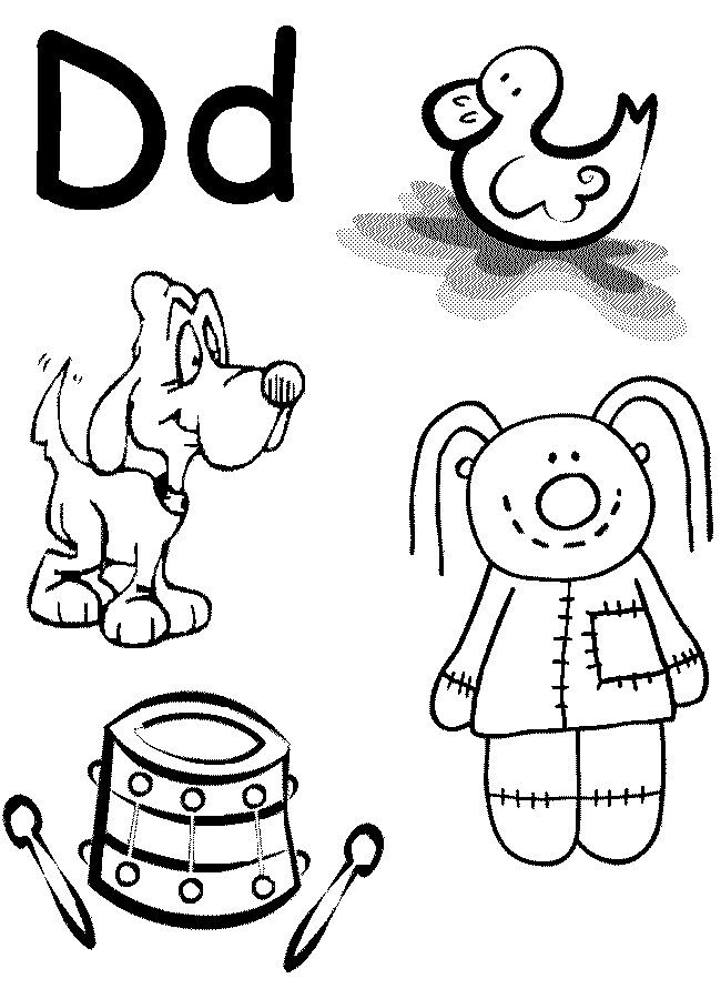 Best ideas about Fun Preschool Coloring Sheets
. Save or Pin Letter D Worksheet Preschool at home Now.