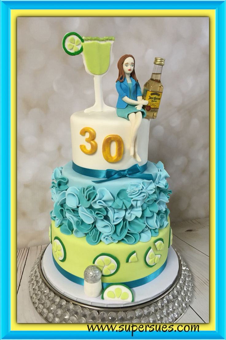 Best ideas about Funny 30th Birthday Cakes
. Save or Pin Fun margarita themed 30th birthday cake Now.