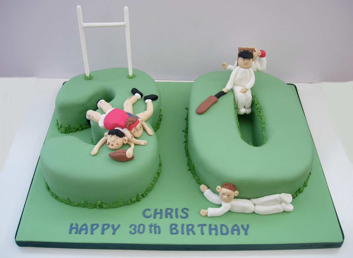 Best ideas about Funny 30th Birthday Cakes
. Save or Pin Sporty 30th birthday cake Now.