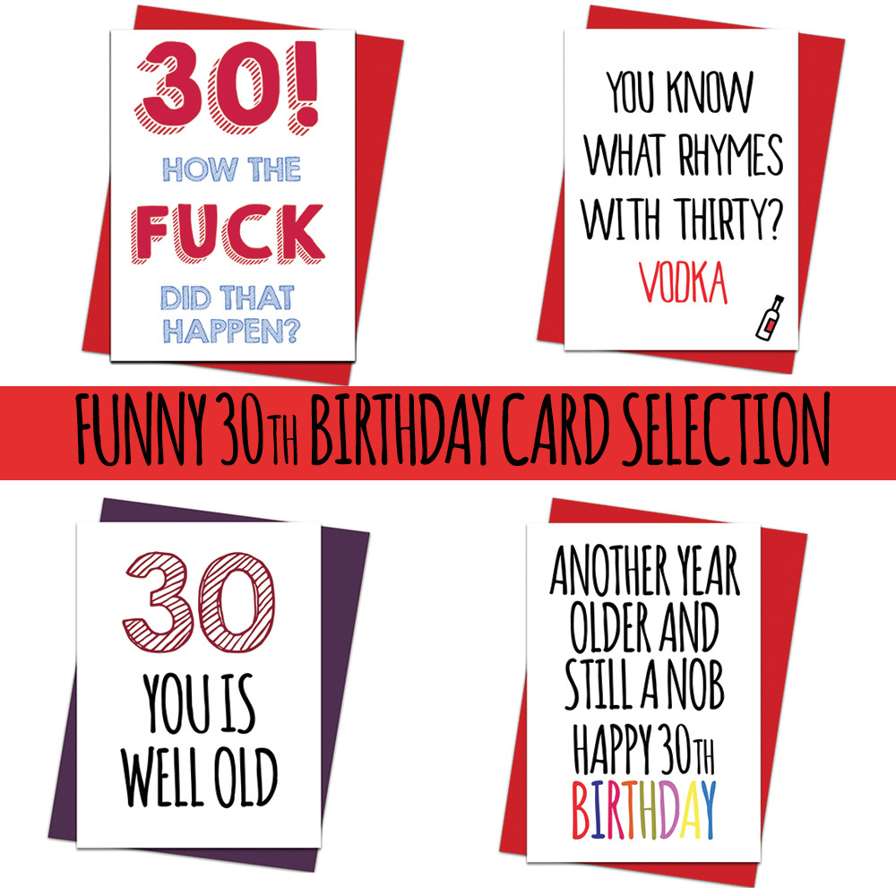 Best ideas about Funny 30th Birthday Cards
. Save or Pin 30 30th Birthday Card Cards For Men Women Brother Sister Now.