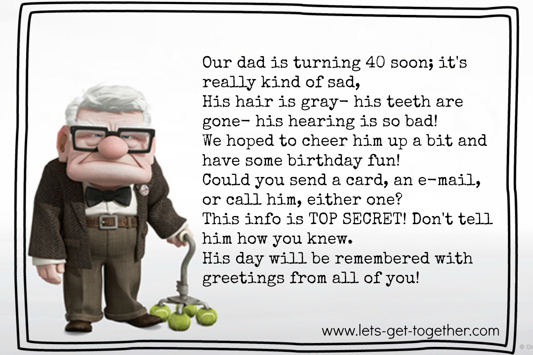 Best ideas about Funny 40th Birthday Quotes
. Save or Pin 40th Birthday Surprise Now.