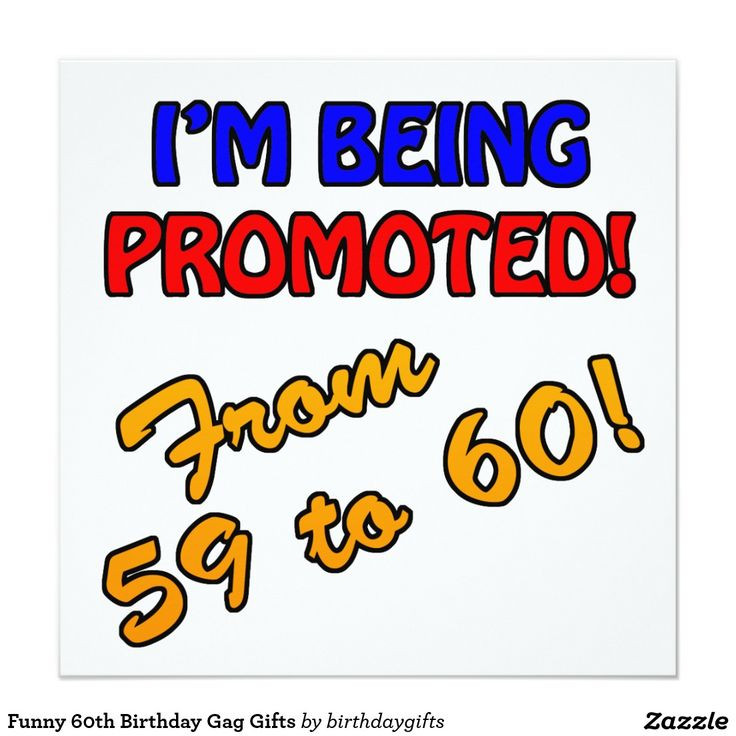 Best ideas about Funny 60th Birthday
. Save or Pin Funny 60th Birthday Gag Gifts Card Zazzle Now.