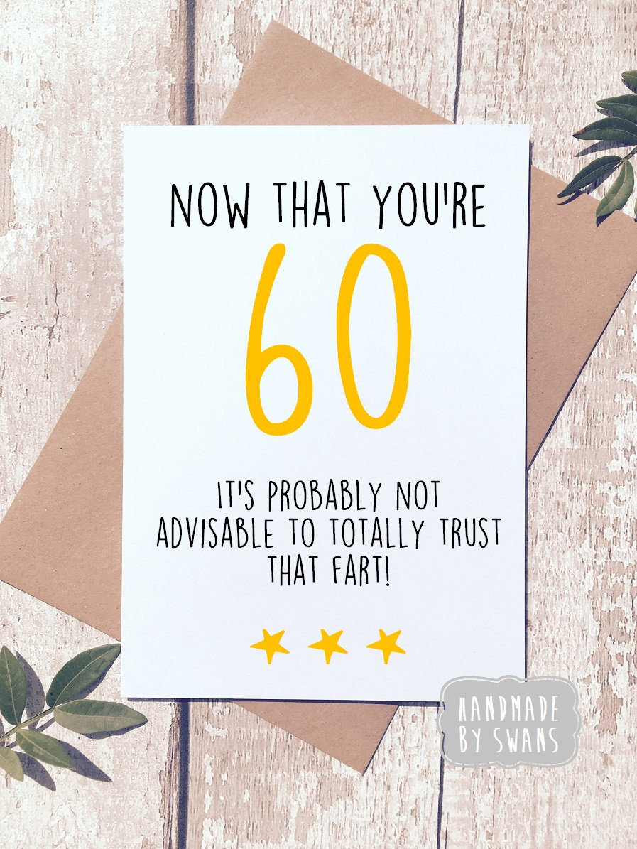 Best ideas about Funny 60th Birthday
. Save or Pin Funny 60th birthday card sixtieth birthday funny card Now.