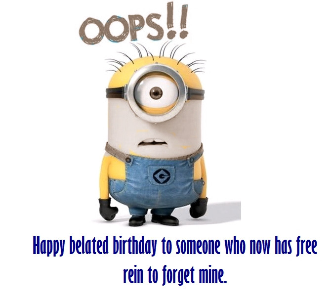 Best ideas about Funny Belated Birthday
. Save or Pin Funny Happy Belated Birthday Messages Now.