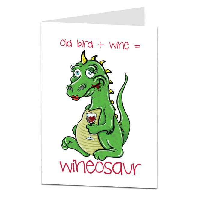Best ideas about Funny Birthday Cards For Her
. Save or Pin Funny Birthday Card For Her Wineosaur Now.