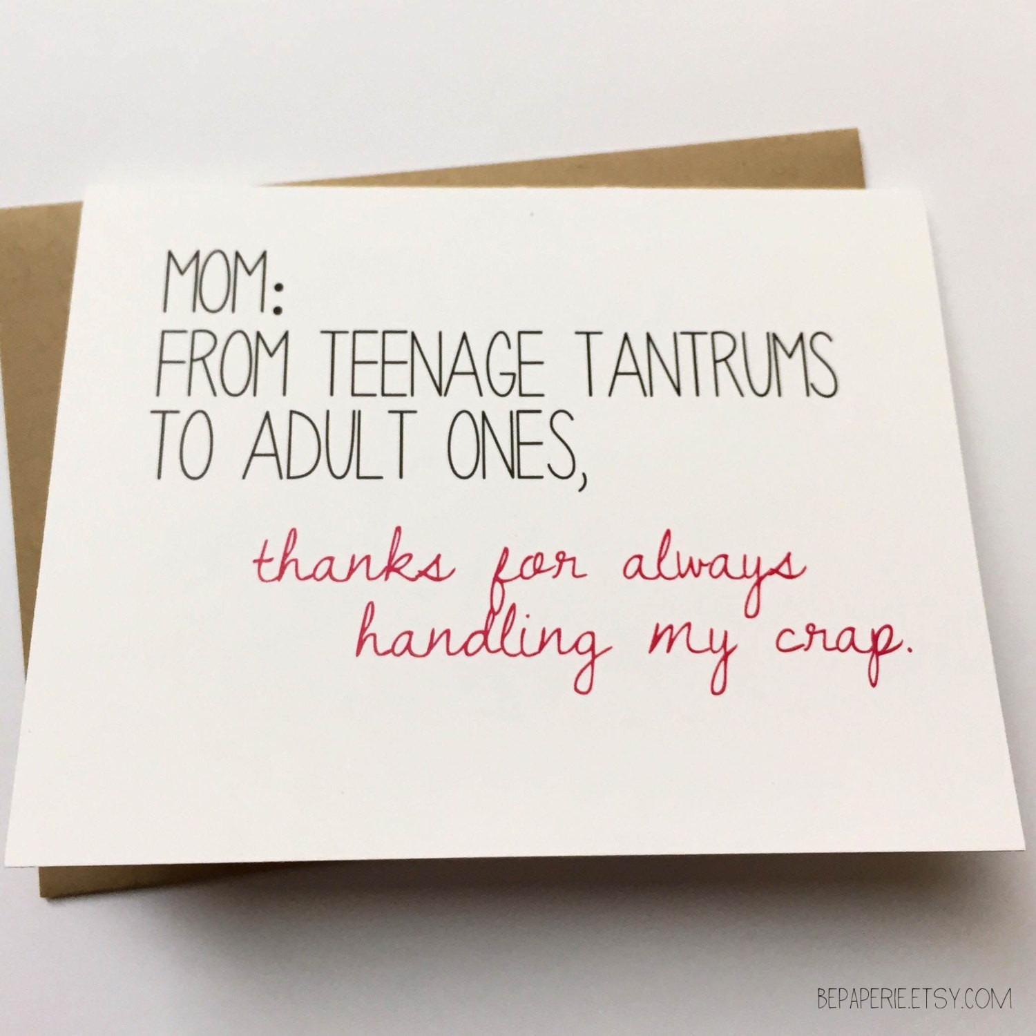 Best ideas about Funny Birthday Cards For Mom
. Save or Pin Mom Card Funny Card for Mom Mom Birthday Card Funny Now.