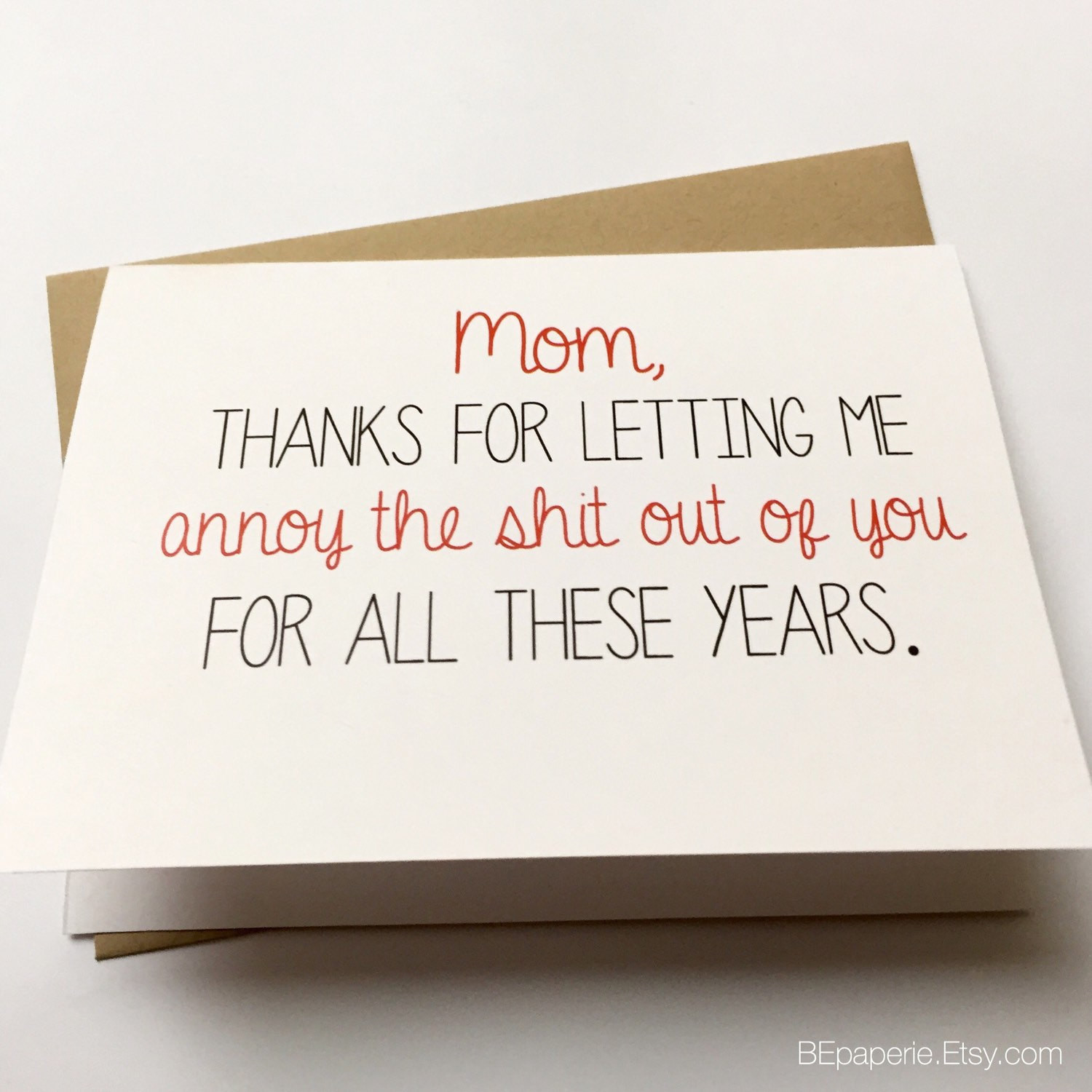 Best ideas about Funny Birthday Cards For Mom
. Save or Pin Funny Mom Card Mother s Day Card Mom Birthday Card Now.