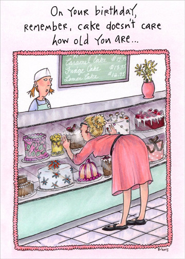 Best ideas about Funny Birthday Cards For Women
. Save or Pin Oatmeal Studios Woman at Bakery Counter Funny Birthday Now.