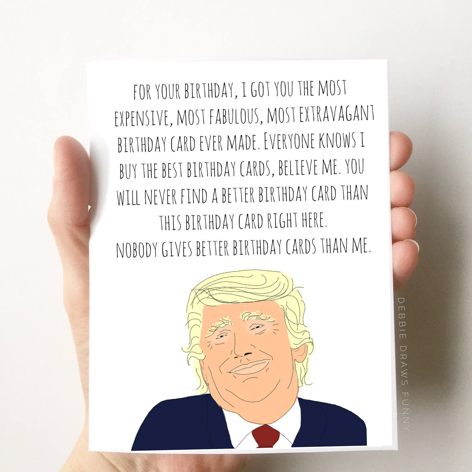 Best ideas about Funny Birthday Cards
. Save or Pin Donald Trump Birthday Card Funny Birthday Card Boyfriend Now.