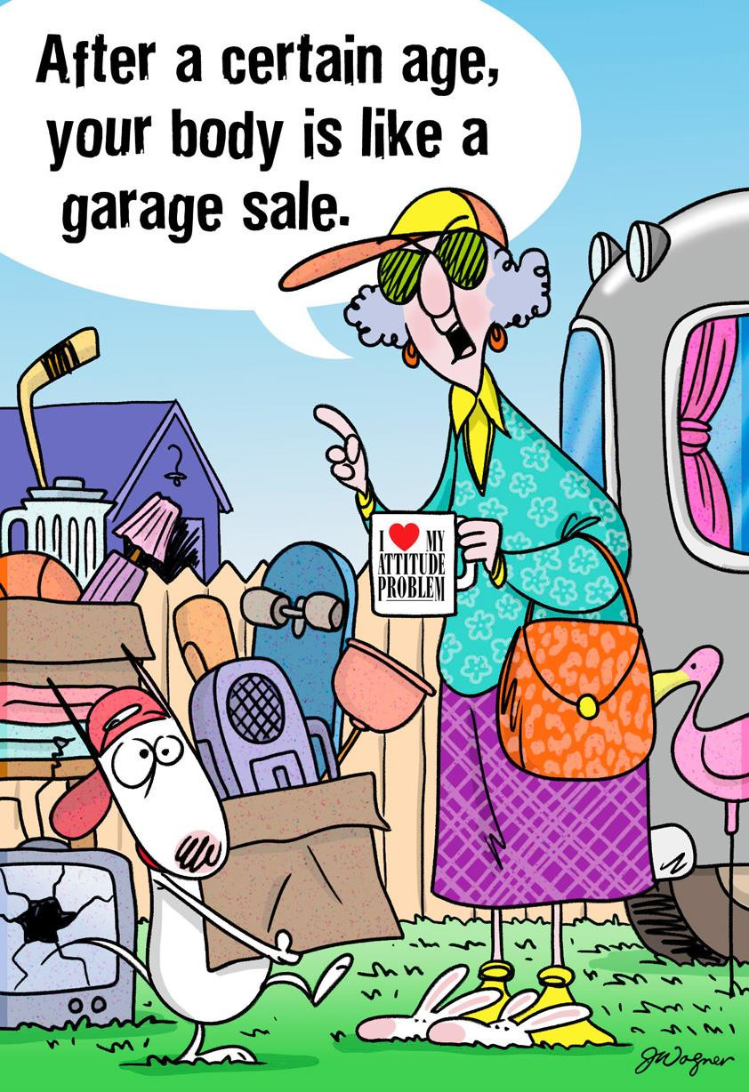 Best ideas about Funny Birthday Cartoon
. Save or Pin Maxine™ Aging Is Like a Garage Sale Funny Birthday Card Now.