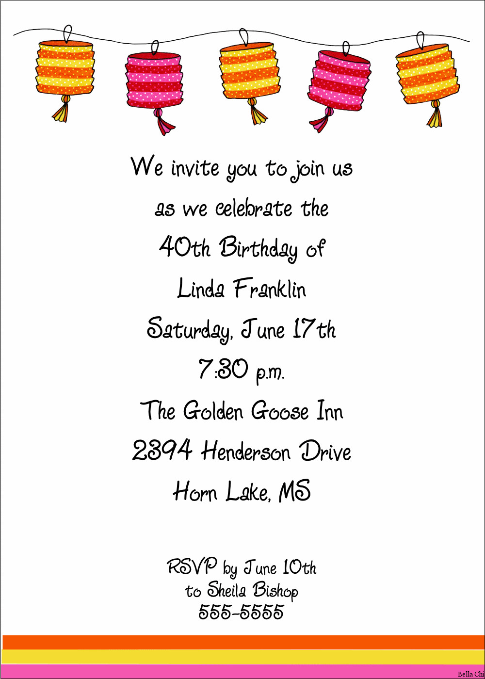 Best ideas about Funny Birthday Invitation Wording For Adults
. Save or Pin Invitations for Birthday Party for Adults Now.