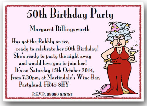 Best ideas about Funny Birthday Invitation Wording
. Save or Pin Funny 50th Birthday Party Invitation Wording Now.