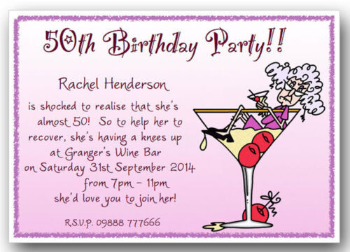 Best ideas about Funny Birthday Invitation Wording
. Save or Pin 40th 50th 60th 70th 80th 90th personalised funny Birthday Now.