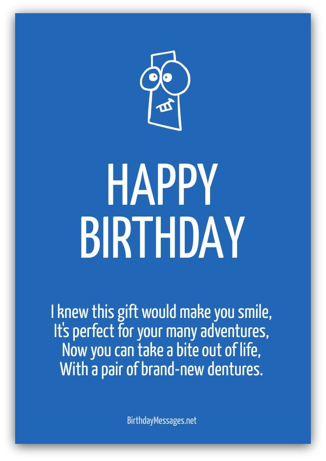 Best ideas about Funny Birthday Limericks
. Save or Pin Funny Birthday Poems Funny Birthday Messages Now.