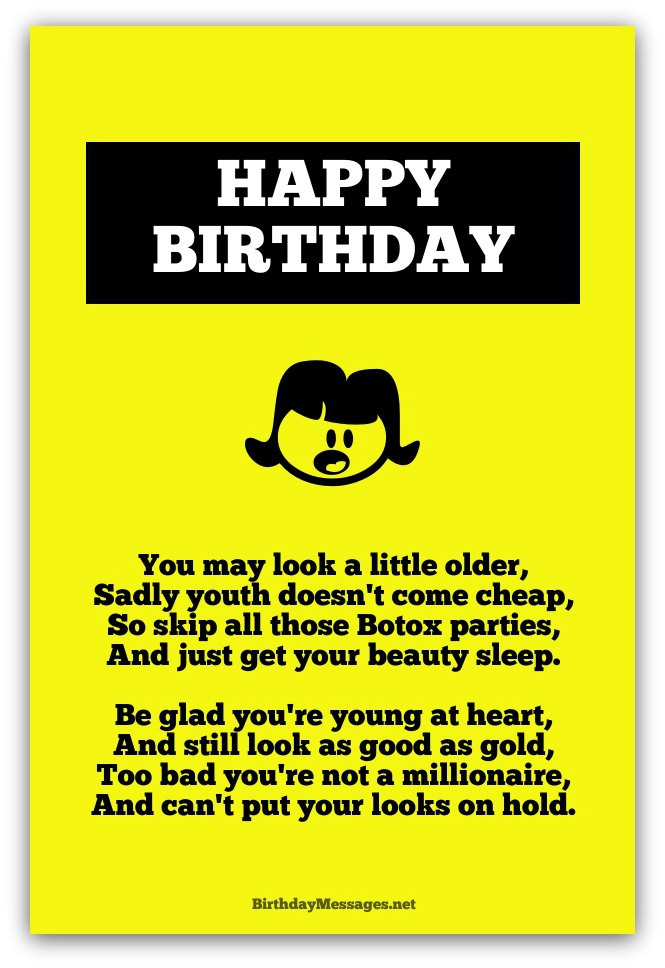 Best ideas about Funny Birthday Limericks
. Save or Pin Funny Birthday Poems Funny Birthday Messages Now.