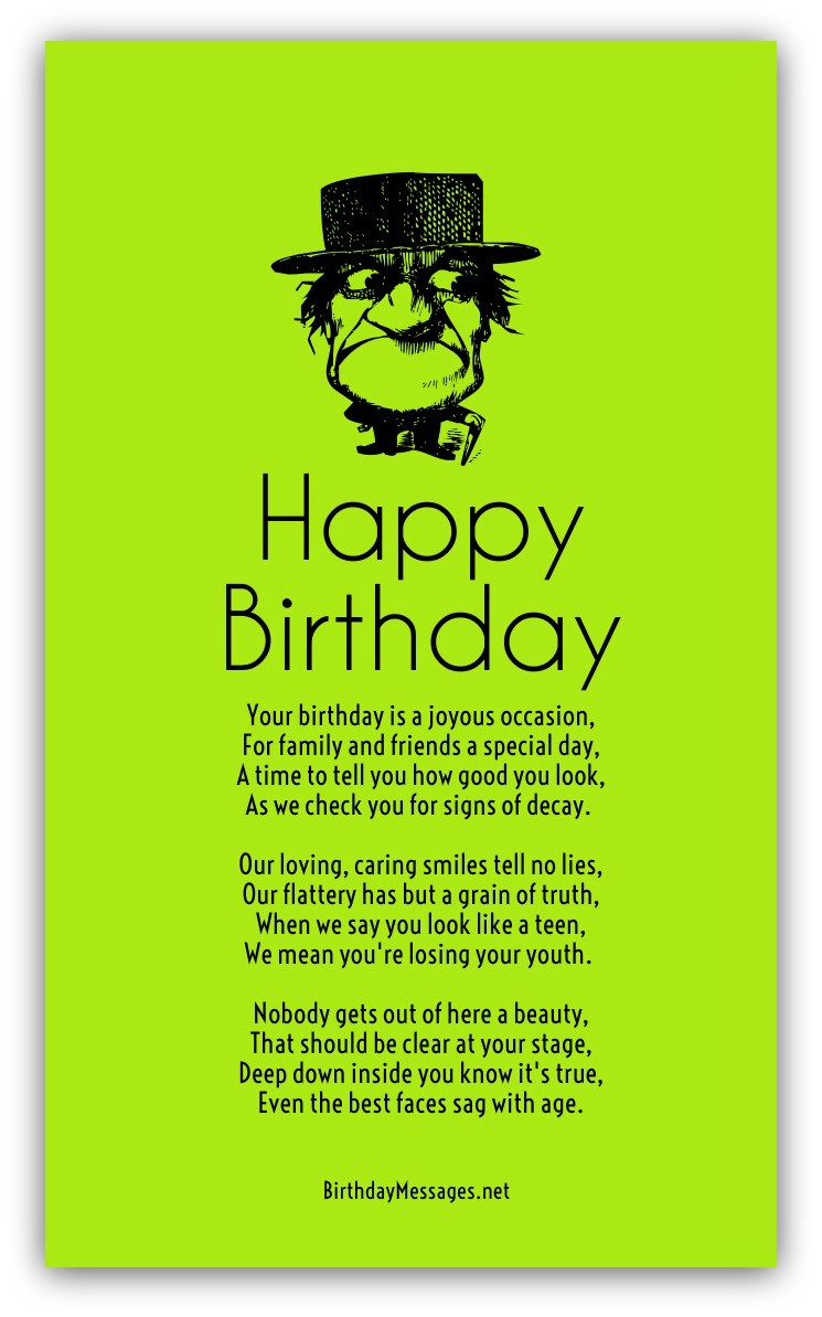 Best ideas about Funny Birthday Limericks
. Save or Pin Funny Birthday Poems Page 2 Now.