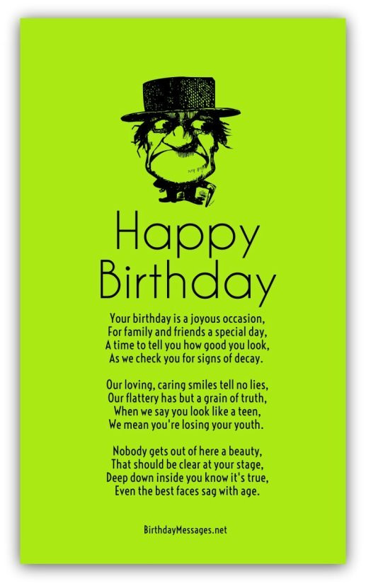 Best ideas about Funny Birthday Poems For Her
. Save or Pin Funny Birthday Poems Page 2 Now.