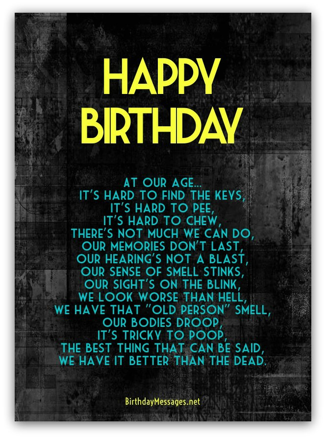 Best ideas about Funny Birthday Poems For Him
. Save or Pin Funny Birthday Poems Page 3 Now.