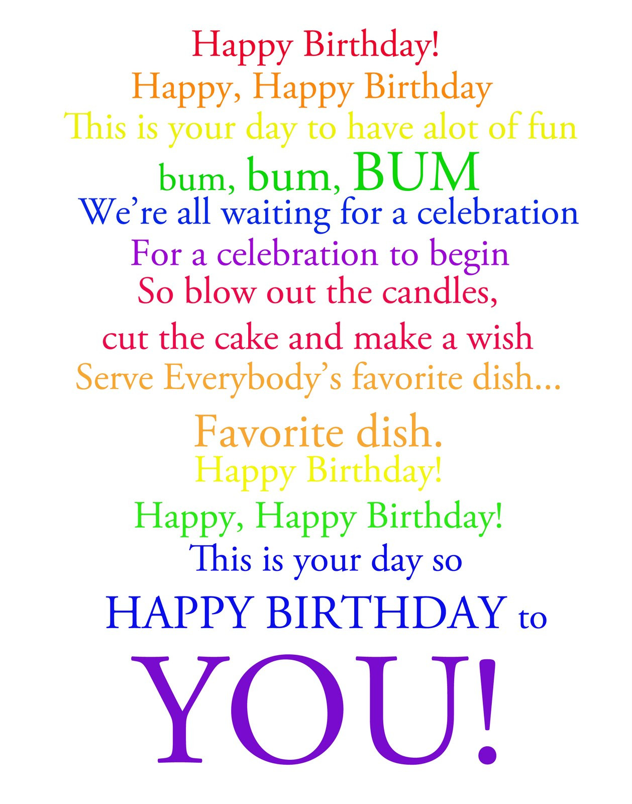 Best ideas about Funny Birthday Song Lyrics
. Save or Pin The Project Corner Happy Birthday Happy Happy Birthday Now.