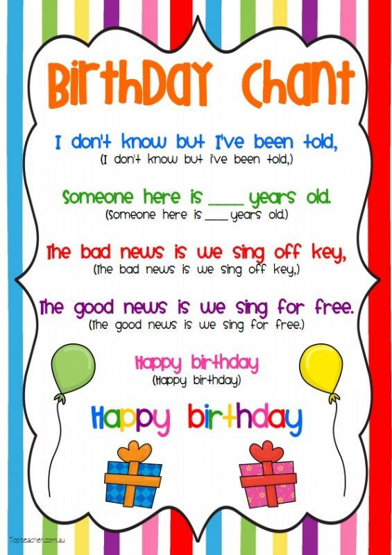 Best ideas about Funny Birthday Song Lyrics
. Save or Pin Birthday Chant Much better than the same old birthday Now.