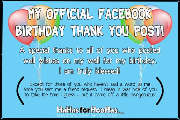 Best ideas about Funny Birthday Thank You
. Save or Pin Birthday Thank You 4x6 100 ppi Now.