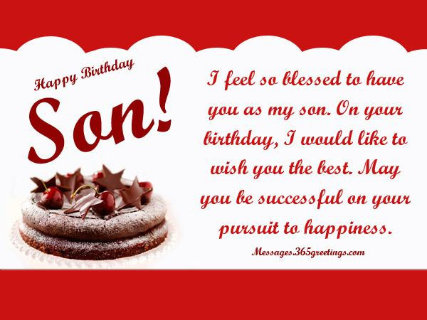 Best ideas about Funny Birthday Wishes For Son
. Save or Pin Birthday Wishes for Son 365greetings Now.