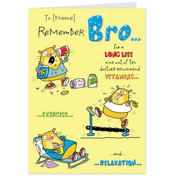 Best ideas about Funny Brother Birthday Cards
. Save or Pin 200 Best Birthday Wishes For Brother 2019 My Happy Now.