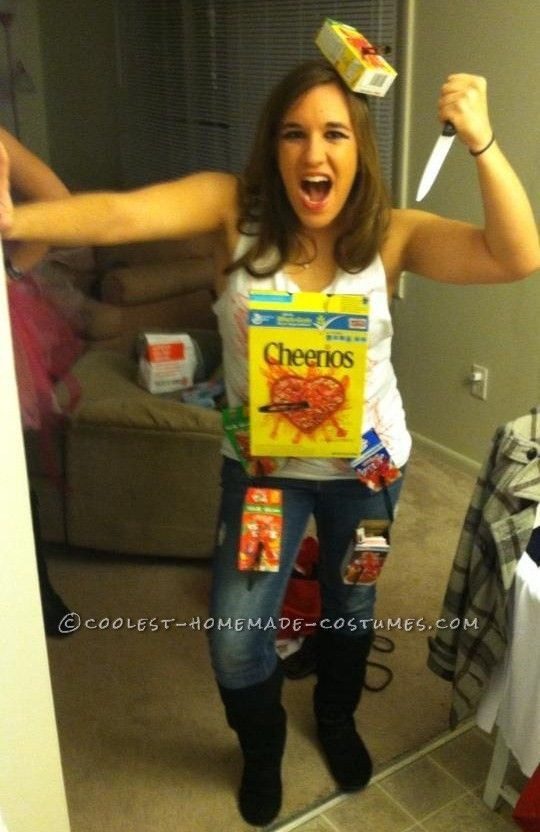 Best ideas about Funny Costumes DIY
. Save or Pin Funny Last Minute Homemade Costume Idea Cereal Killer Now.