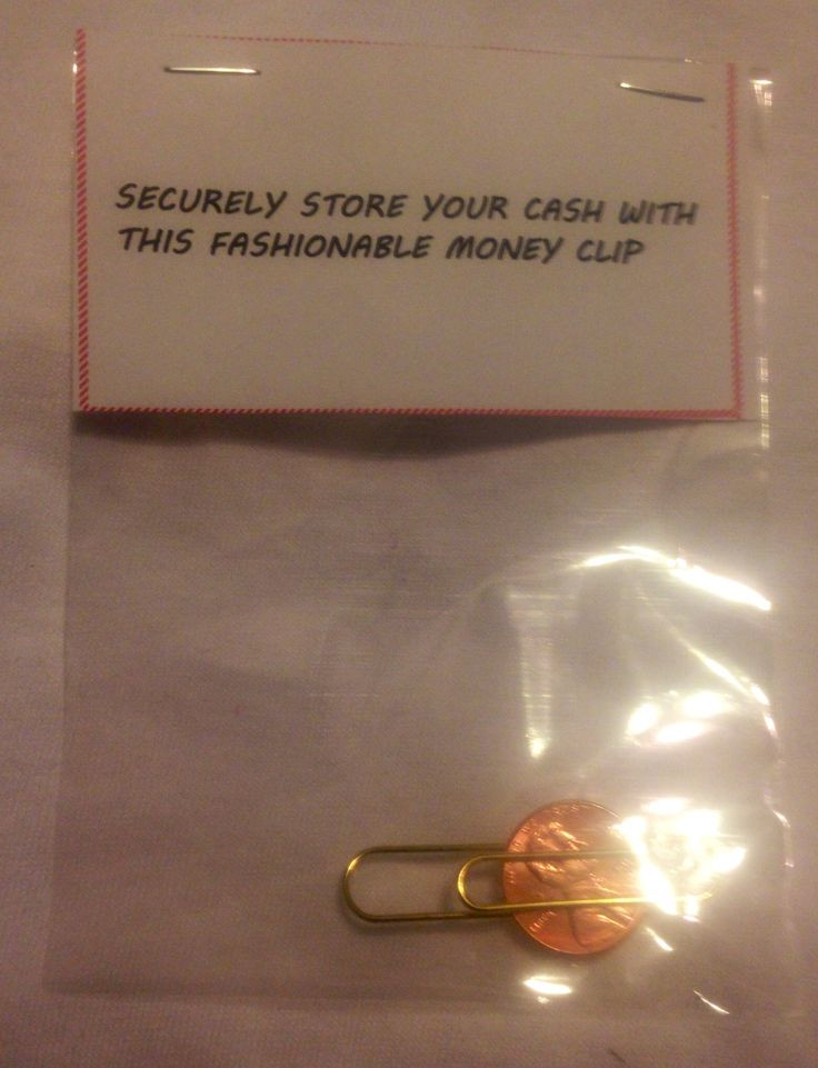Best ideas about Funny DIY Gifts
. Save or Pin Money clip Great Christmas gag t for a gentlemen Now.