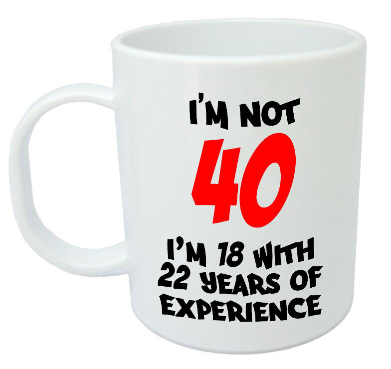 Best ideas about Funny Gift Ideas For Men
. Save or Pin I m Not 40 Mug Funny 40th Birthday Gifts Presents for Now.