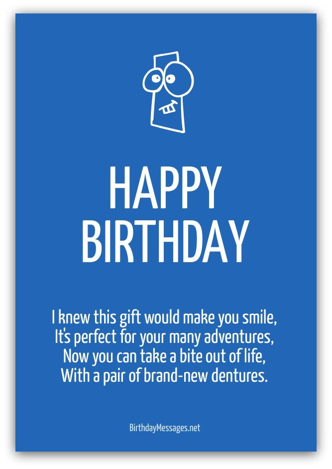 Best ideas about Funny Happy Birthday Poem
. Save or Pin Funny Birthday Poems Funny Birthday Messages Now.