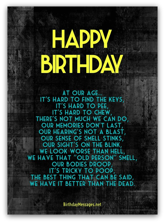 Best ideas about Funny Happy Birthday Poem
. Save or Pin Funny Birthday Poems Page 3 Now.