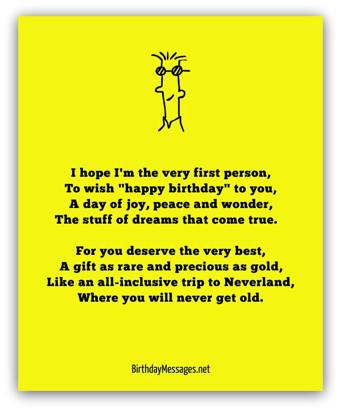 Best ideas about Funny Happy Birthday Poem
. Save or Pin Happy Birthday Poems Happy Birthday Messages Now.