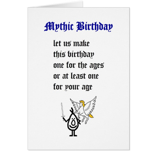 Best ideas about Funny Happy Birthday Poem
. Save or Pin Mythic Birthday a funny happy birthday poem Now.