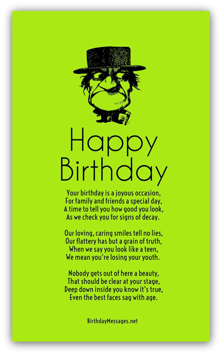 Best ideas about Funny Happy Birthday Poems
. Save or Pin Funny Birthday Poems Page 2 Now.