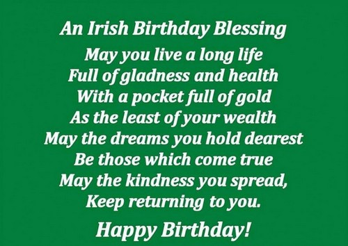 Best ideas about Funny Irish Birthday Wishes
. Save or Pin 35 Irish Birthday Wishes Now.