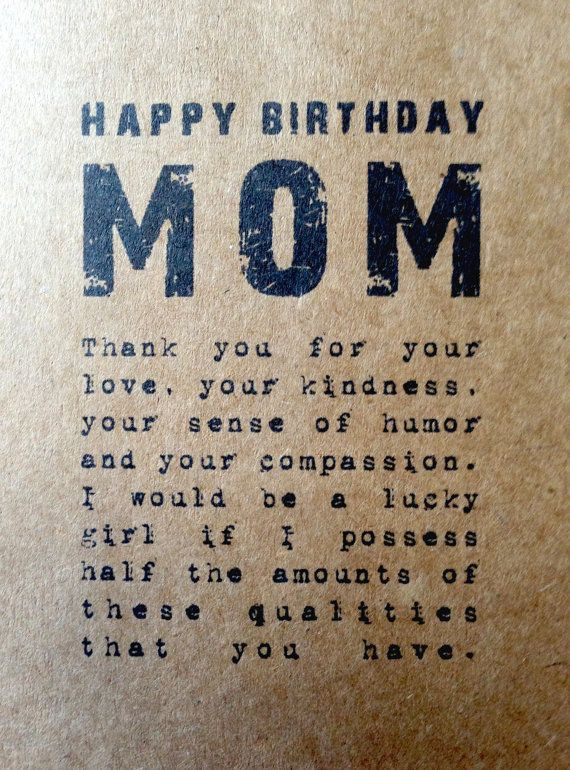 Best ideas about Funny Mom Birthday Quotes
. Save or Pin Best 25 Happy birthday mom quotes ideas on Pinterest Now.