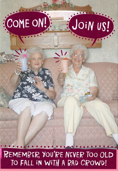 Best ideas about Funny Old Lady Birthday
. Save or Pin Bad Old La s Funny Birthday Card Greeting Cards Hallmark Now.
