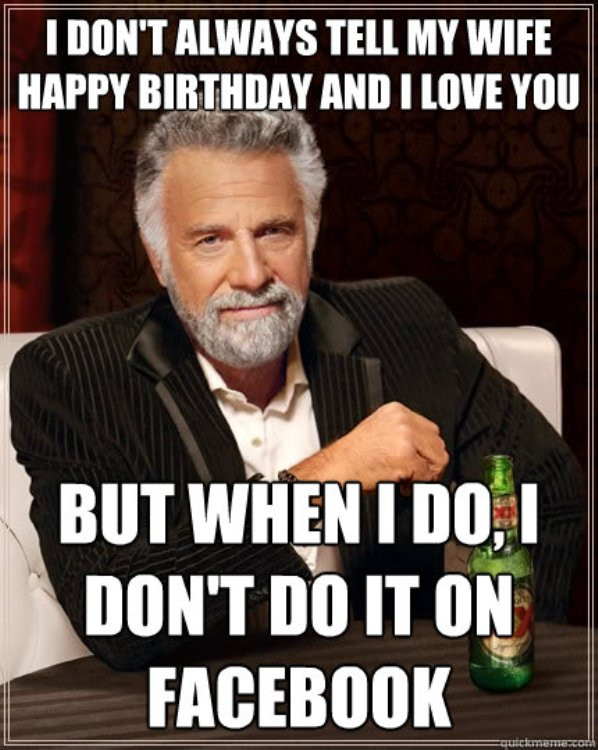 Best ideas about Funny Wife Birthday Meme
. Save or Pin Very Funny Wife Birthday Meme WishMeme Now.