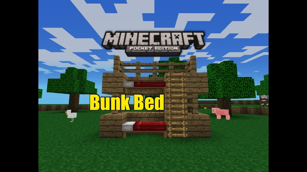 Best ideas about Furniture Ideas For Minecraft Pe
. Save or Pin Minecraft PE Furniture Bunk Bed Now.