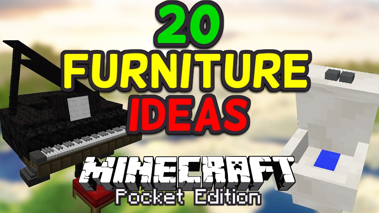 Best ideas about Furniture Ideas For Minecraft Pe
. Save or Pin 20 Cool Furniture Ideas for Minecraft PE Pocket Edition Now.