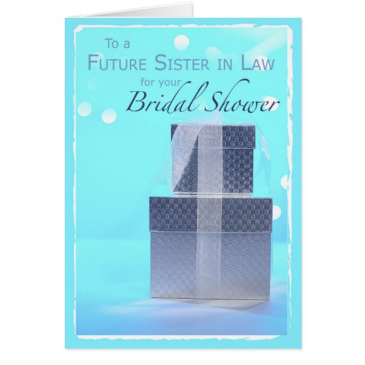 Best ideas about Future Sister In Law Gift Ideas
. Save or Pin Future Sister in Law Bridal Shower Gifts Card Now.