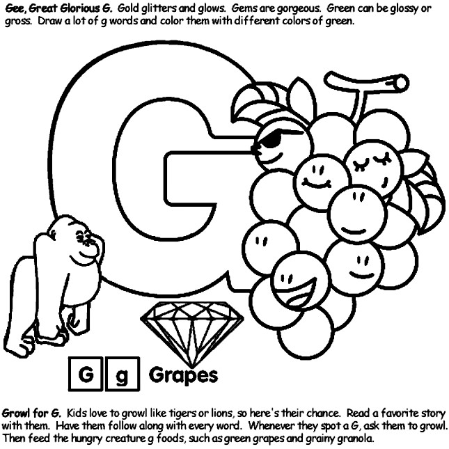 Best ideas about G Coloring Pages For Kids
. Save or Pin Alphabet G Coloring Page Now.