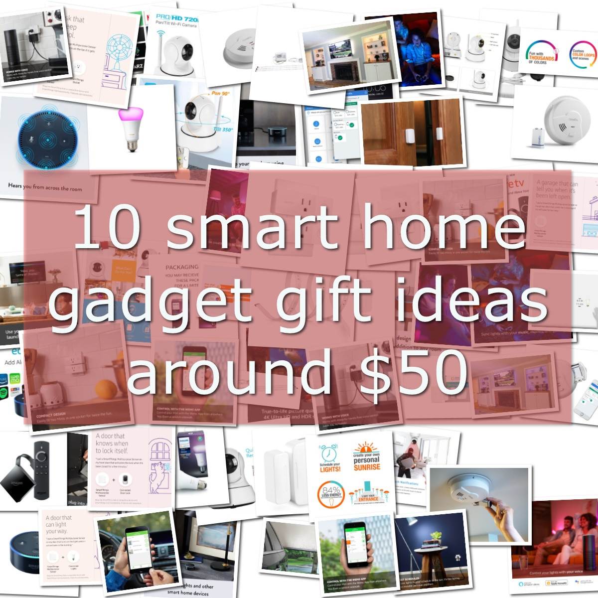 Best ideas about Gadget Gift Ideas
. Save or Pin 10 smart home gad t ideas around $50 Now.