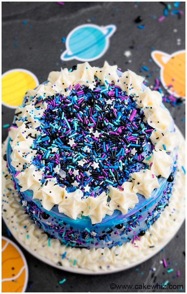 Best ideas about Galaxy Birthday Cake
. Save or Pin Easy Galaxy Cake CakeWhiz Now.